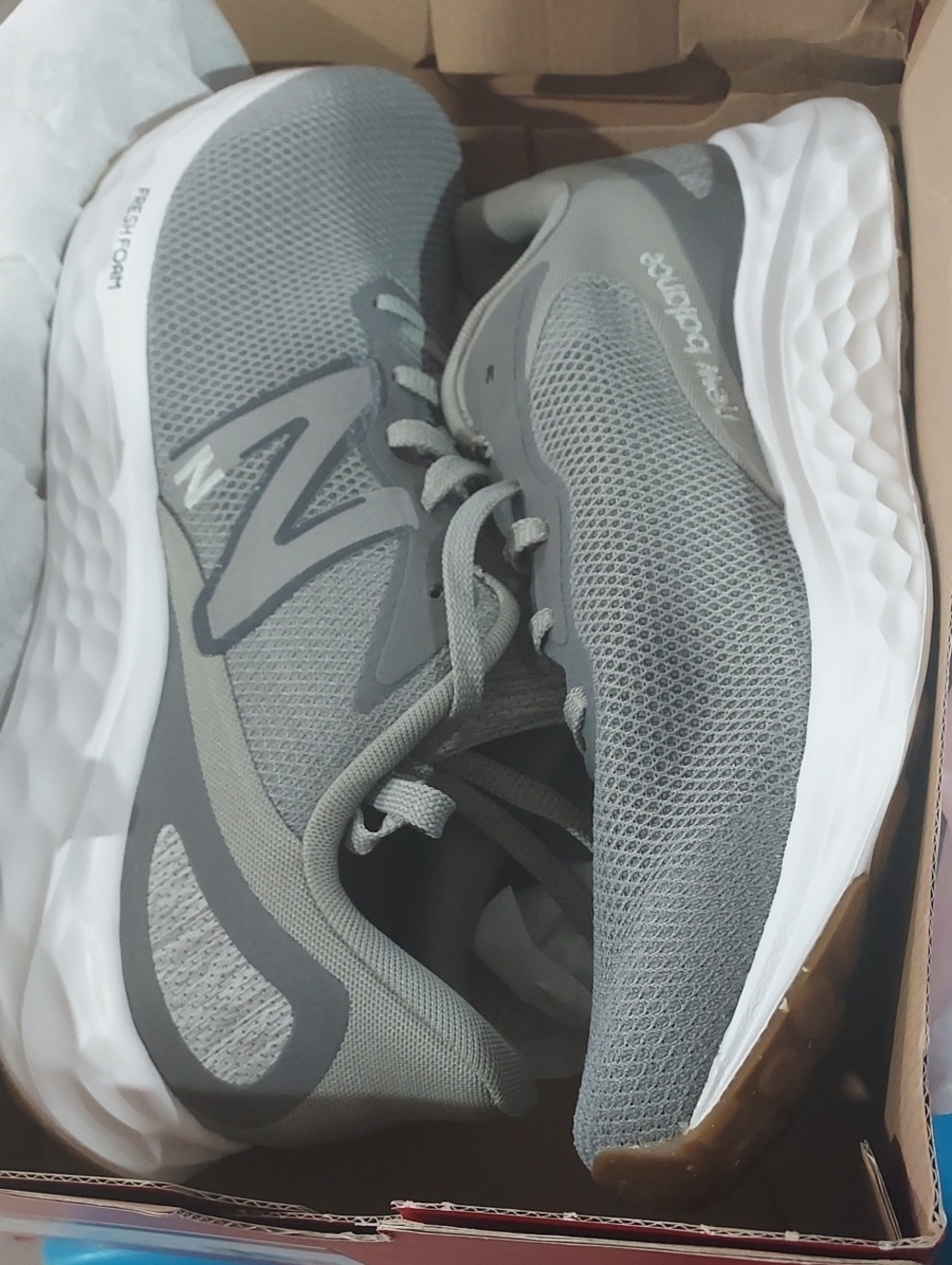New Balance Women’s Gray Fresh Foam Athletic Sneakers